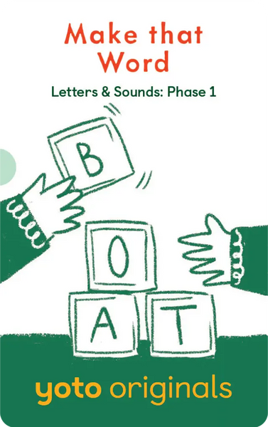 Yoto Phonics Letters & Sounds Phase 1
