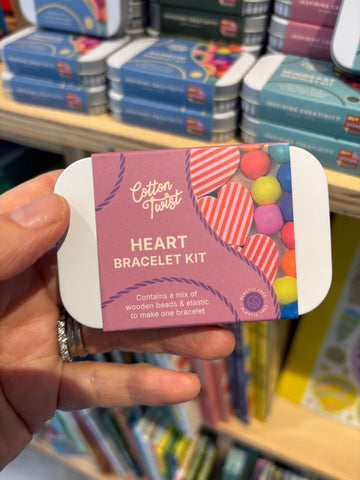 Cotton Twist Heart Bracelet Kit