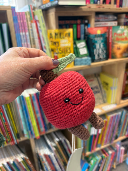 Best Years Crochet Apple Baby Rattle