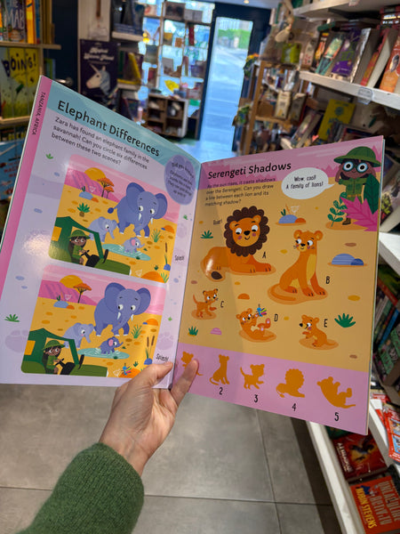 Wipe-Clean Activity Book Animals