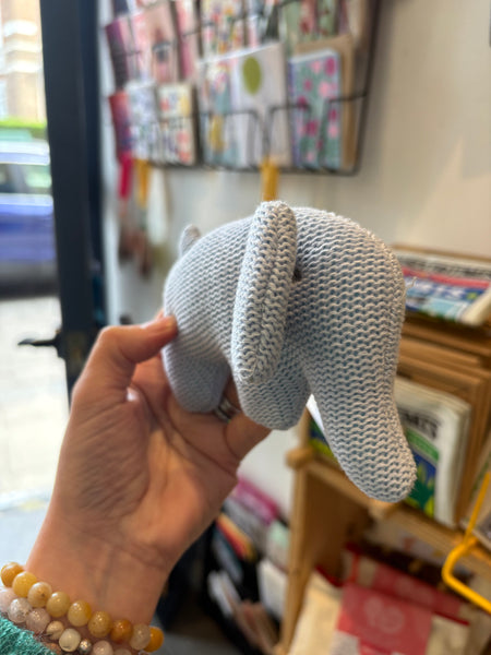 Best Years Sweet Baby Knitted Elephant Rattle