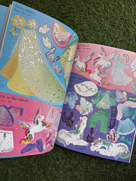 Sticker Dolly Dressing Rainbow Unicorns