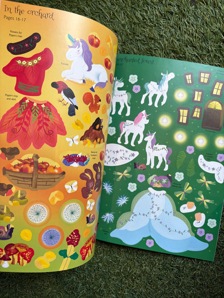 Sticker Dolly Dressing Unicorns