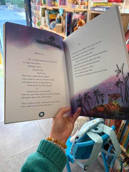 Drew, Moo and Bunny, too