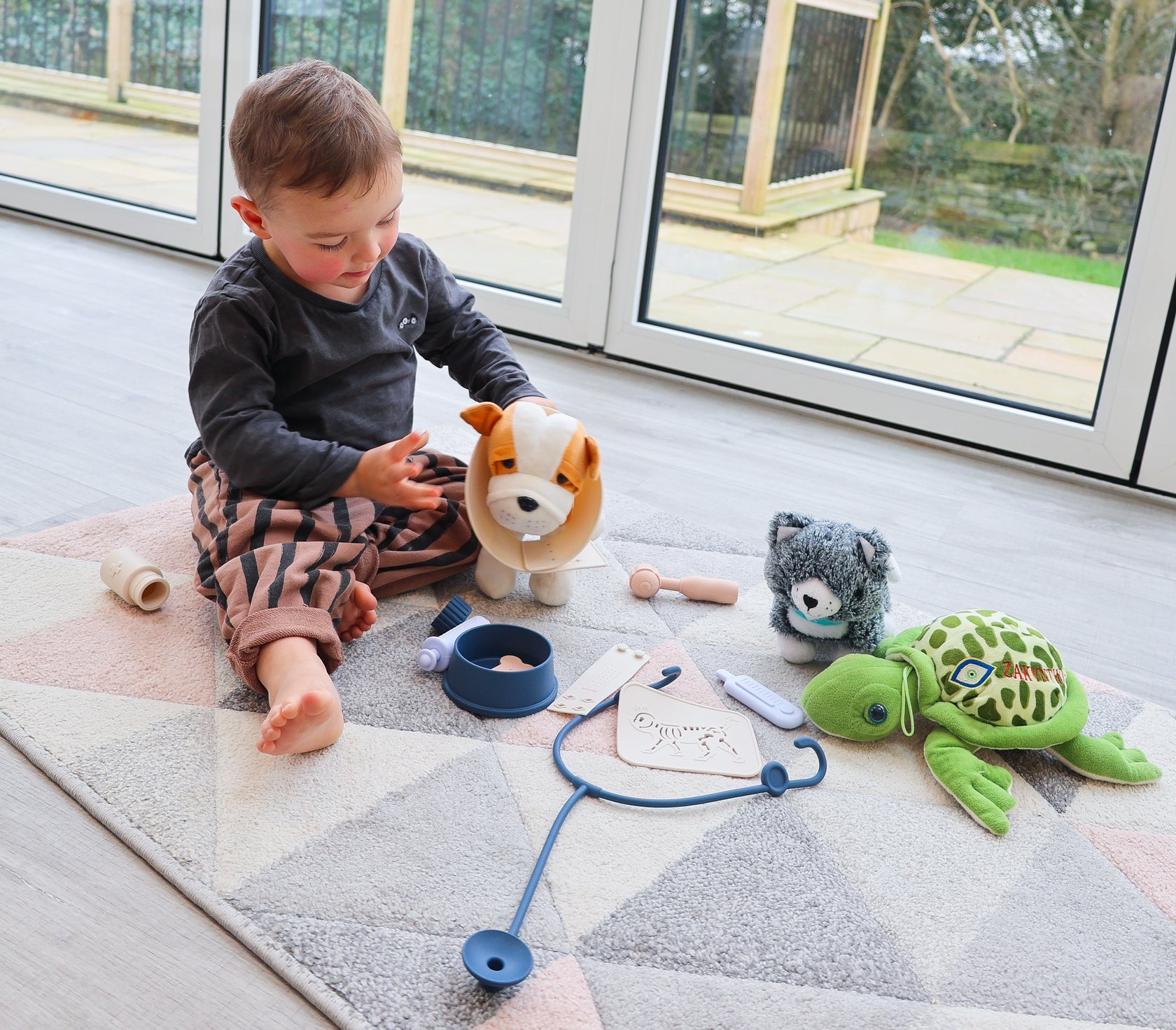 Baby Ellor Silicone Veterinary Set - Blue