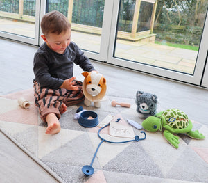 Baby Ellor Silicone Veterinary Set - Blue