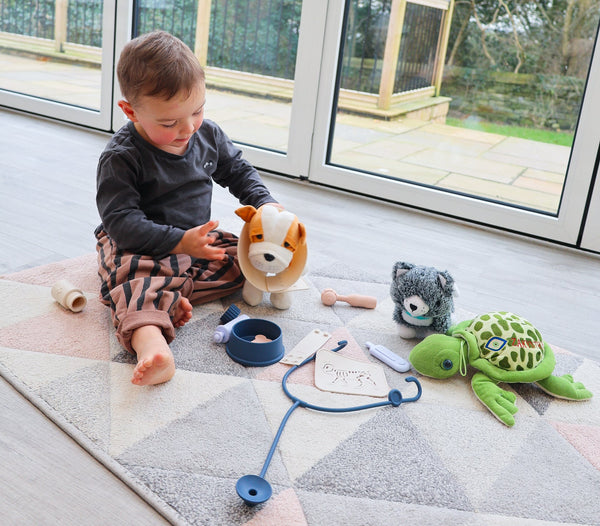 Baby Ellor Silicone Veterinary Set - Blue