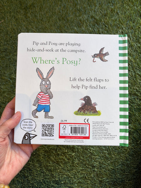 Felt Flaps Pip and Posy Go Camping