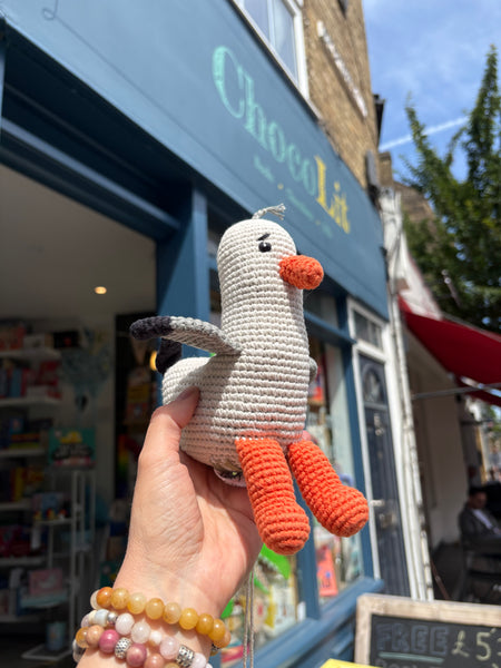 Best Years Crochet Seagull Rattle