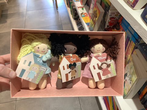 Threadbear Mini Dolls Gift Set of 3 + Gift Box