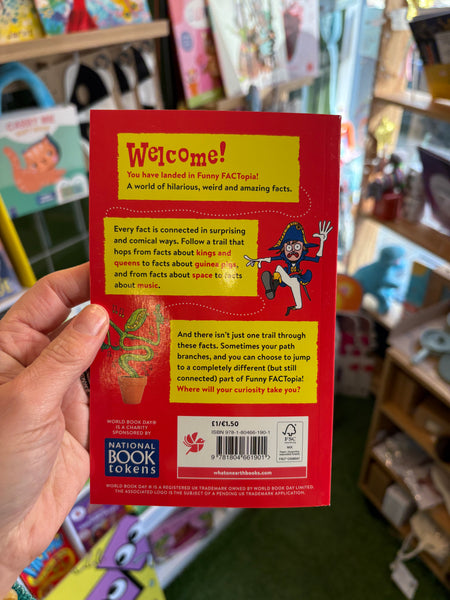 Funny FACTopia : World Book Day 2026: Follow the Trail of 100 Wacky Facts