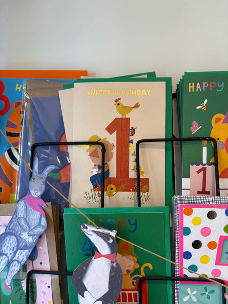 Raspberry Blossom Happy Birthday 1 Farm Card