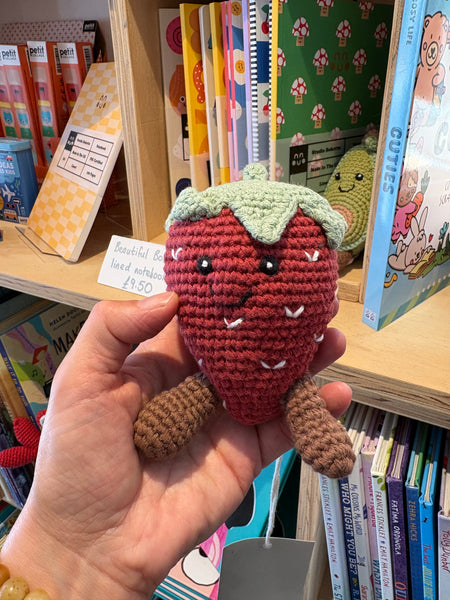 Best Years Crochet Strawberry Rattle