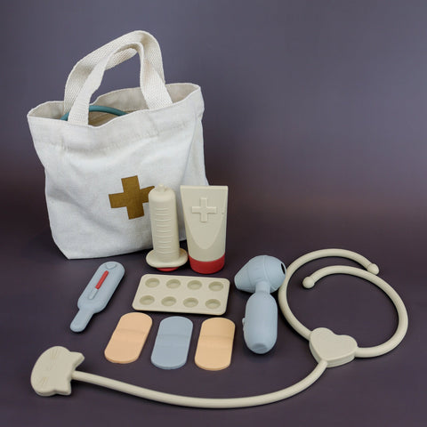 Baby Ellor Silicone Doctor Set - Beige