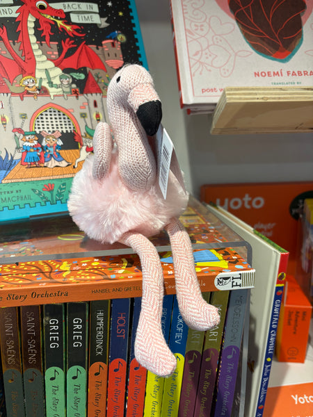 Best Years Knitted Flamingo Rattle