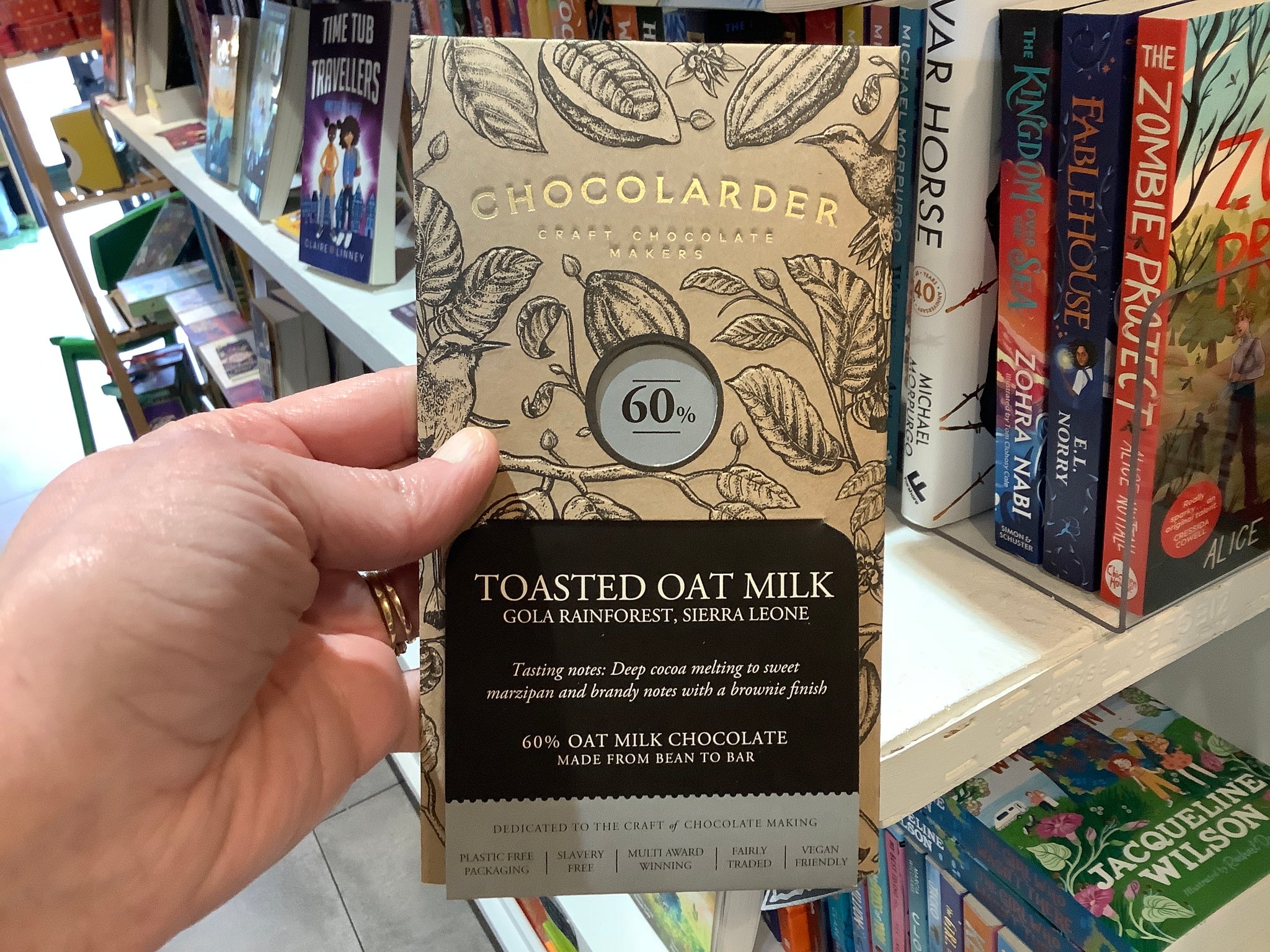 Chocolarder Toasted Oat Milk Chocolate Bar