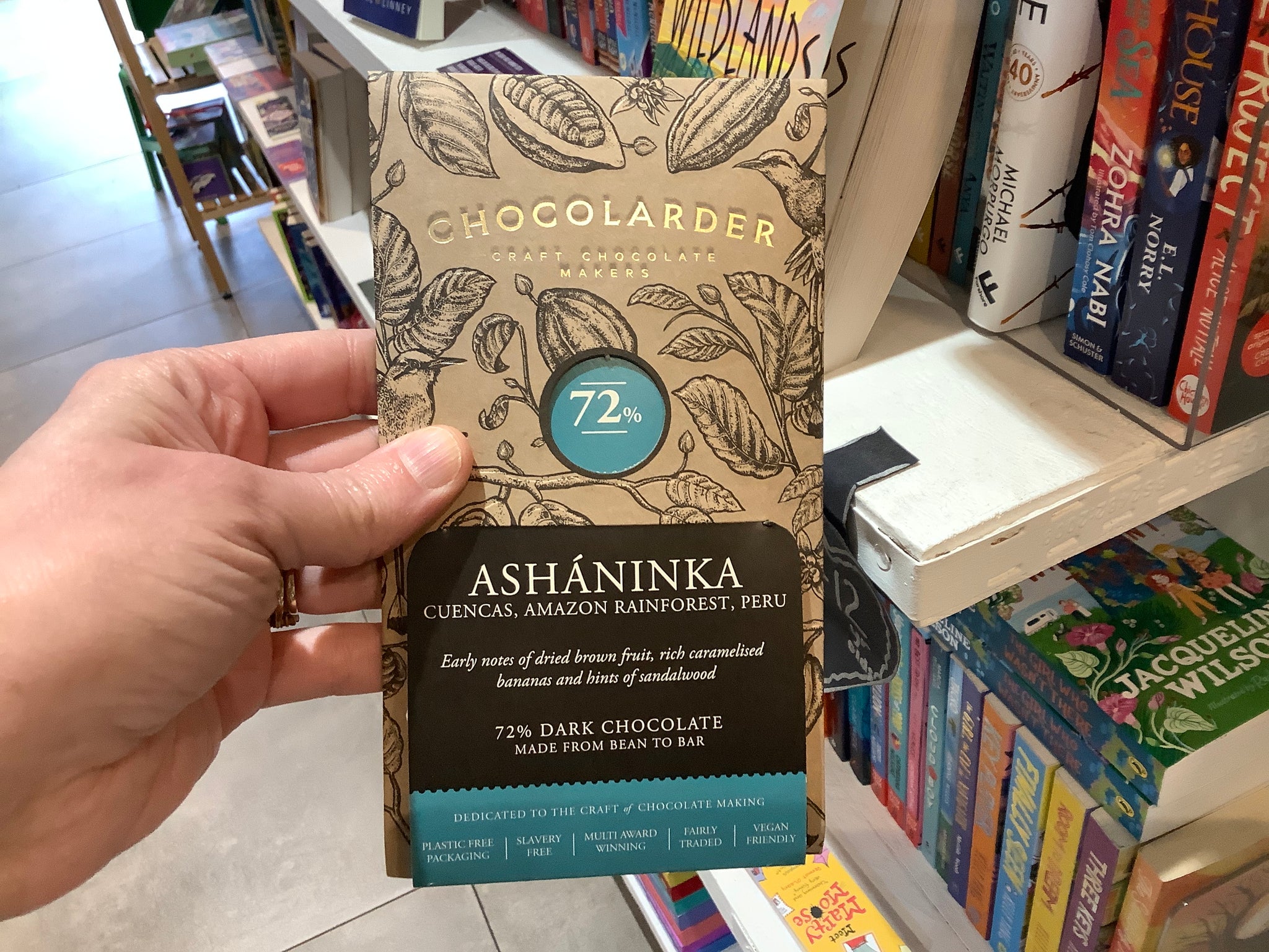 Chocolarder Asháninka Dark Chocolate Bar