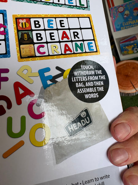 Headu Letters & Words Montessori Touch Bingo 3-6 years