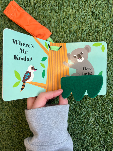 Where’s Mrs Kangaroo? buggy book