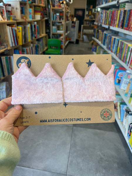 A is for Alice Pink Velvet Crown