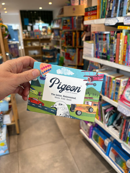 Pigeon Notecards Hop On Board