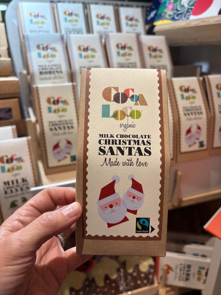 Cocoa Loco Milk Chocolate Christmas Santas