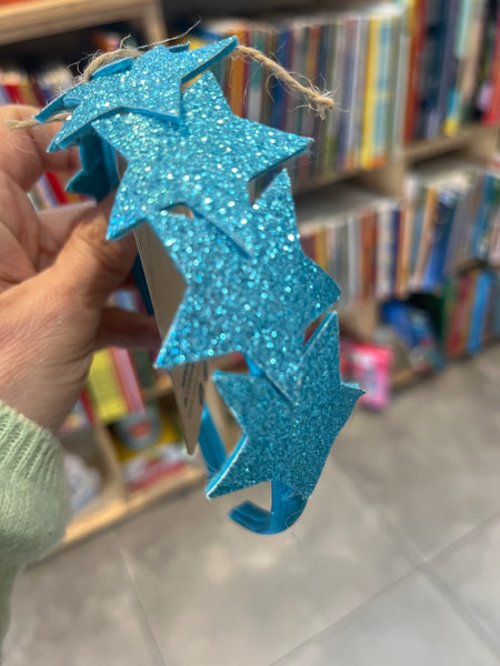 A is for Alice Turquoise Star Headband