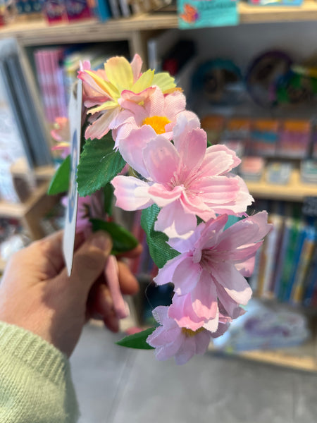 A is for Alice Pink Flower Crown