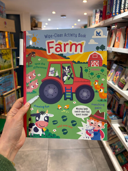 Wipe-Clean Activity Book Farm