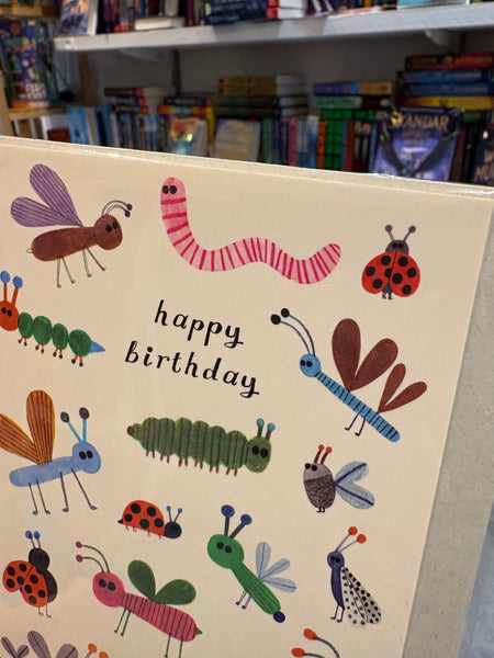 Happy Birthday Bugs Card - Daria Solak