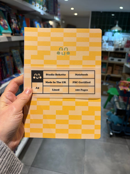 Studio Boketto Butter Line Pattern Premium Lined Notebook