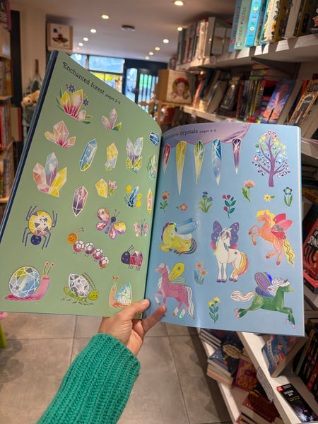 Big Sparkly Gems and Crystals Sticker Book