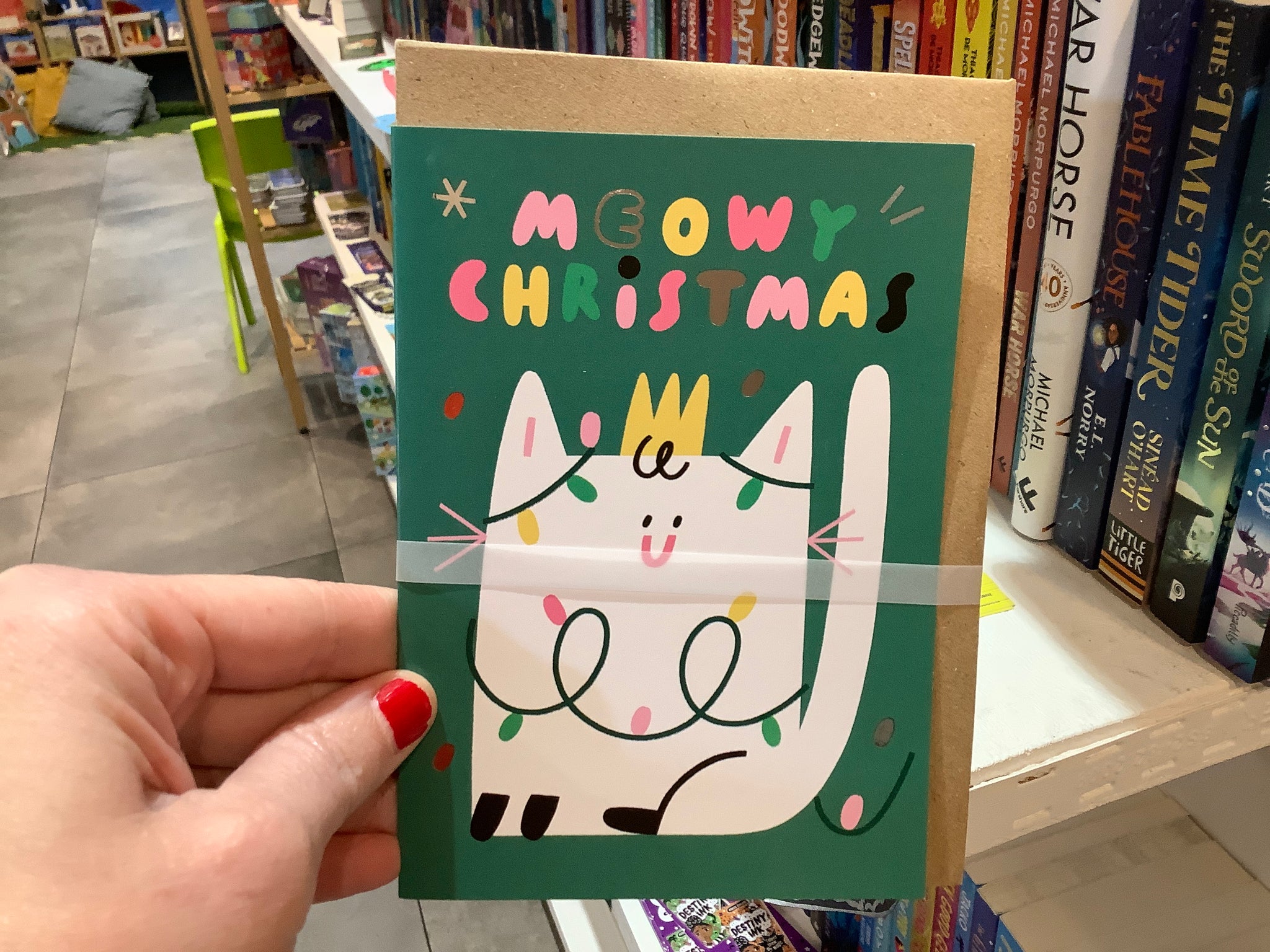 Rumble Cards- Meowy Christmas Card