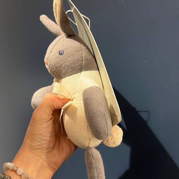 Baby Threads Grey Bunny Doll