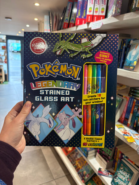 Legendary Pokemon Stained Glass Art