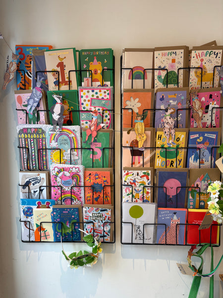 Raspberry Blossom Happy Birthday 3 Tiger Card