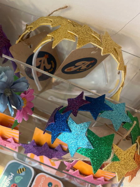 A is for Alice Gold Star Headband