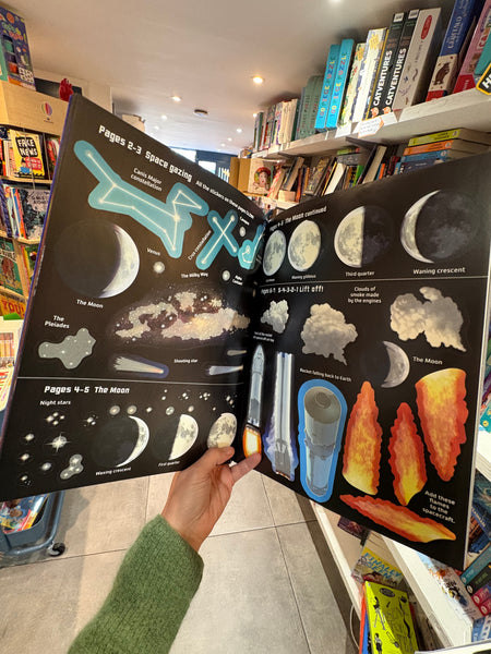 Glow in the dark Sticker Book SPACE
