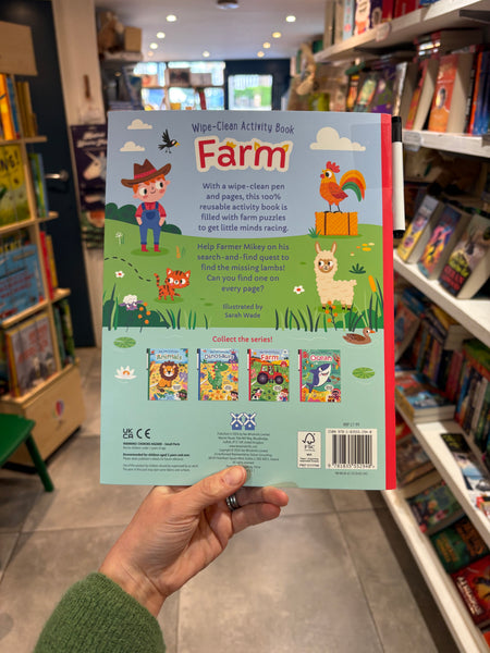 Wipe-Clean Activity Book Farm