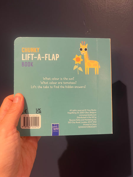 Chunky Lift-a-flap Book Colours