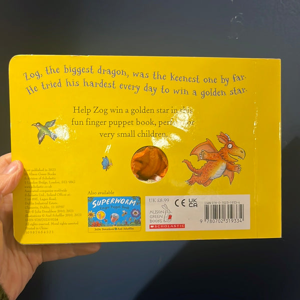 Zog Finger Puppet Book