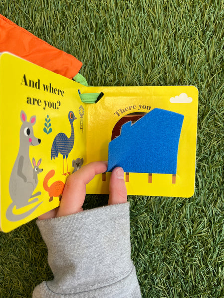 Where’s Mrs Kangaroo? buggy book