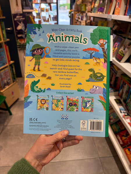 Wipe-Clean Activity Book Animals