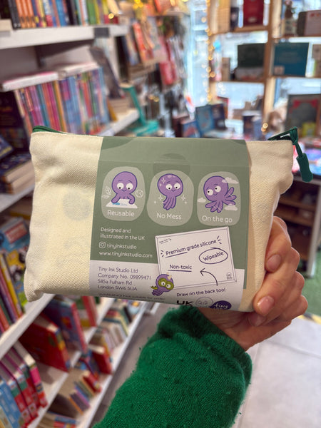 Tiny Ink Dinosaur Double Sided Silicone Colouring Mat