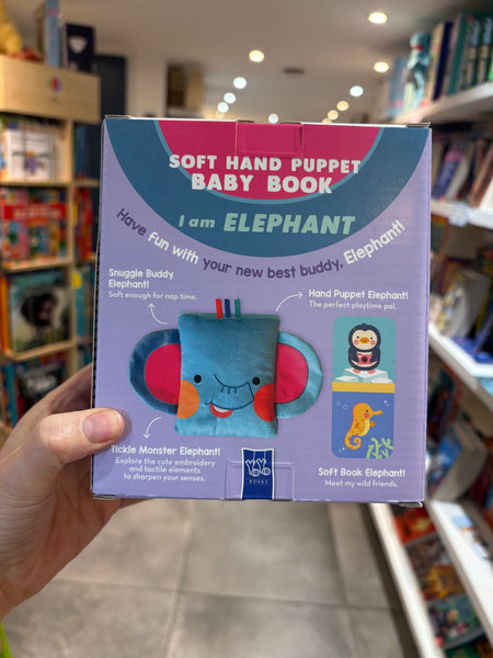 I Am Elephant - Soft Hand Puppet Baby Book