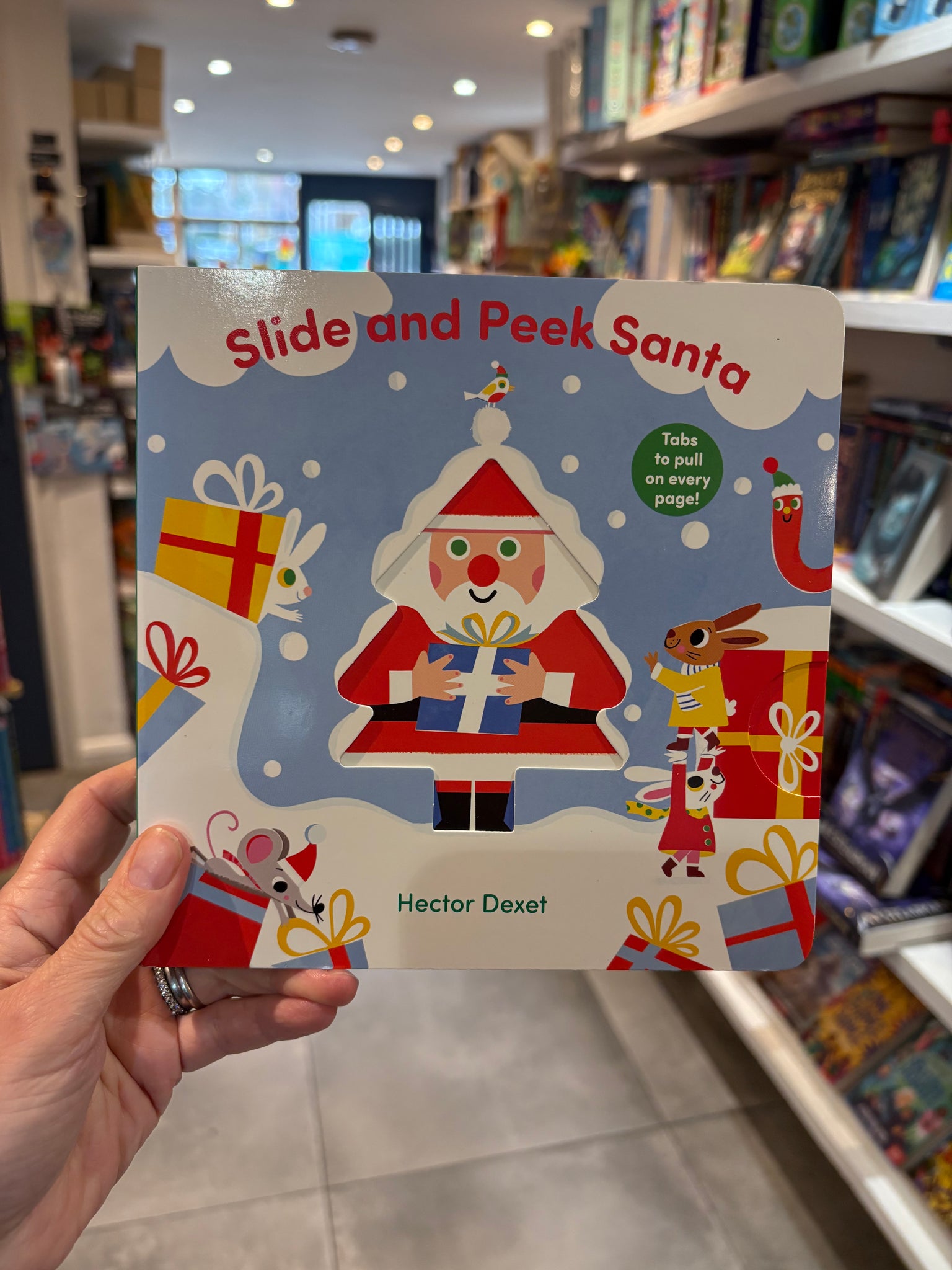 Slide and Peek Santa