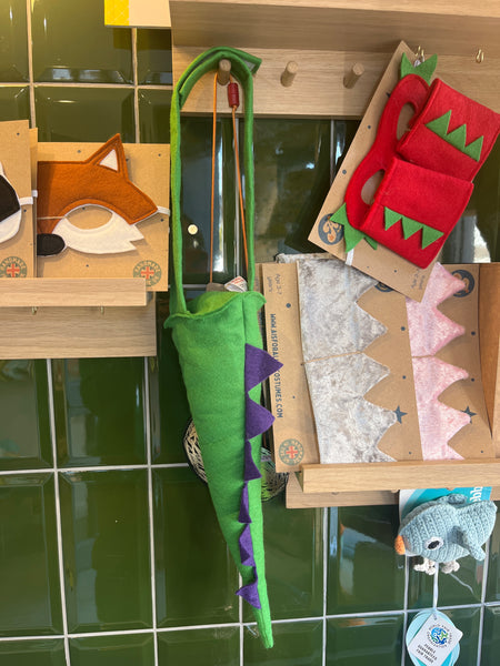 A is for Alice Green Dinosaur Tail