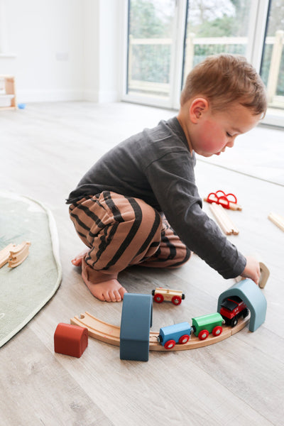 Baby Ellor Silicone Stacking Houses- Pink