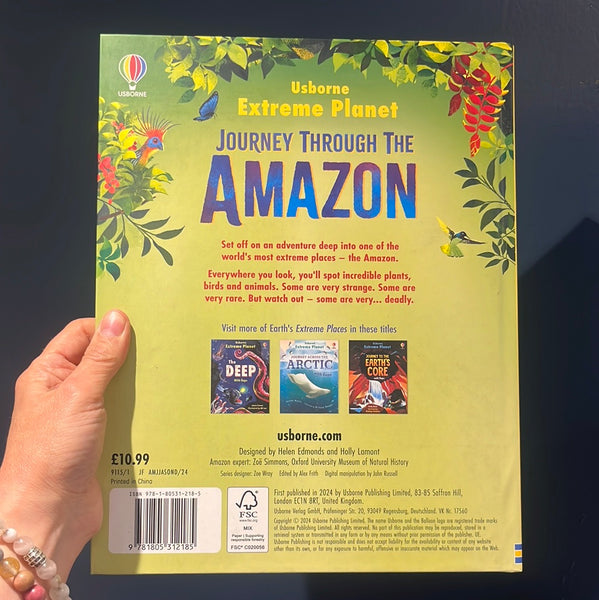 Usborne Extreme Planet Journey through the Amazon