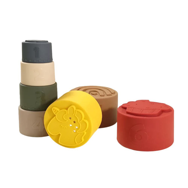 Baby Ellor Silicone Stacking Cups